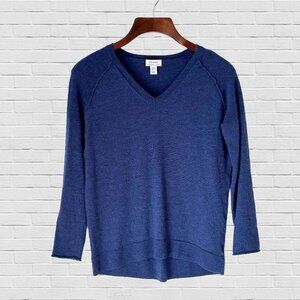 Kenar Blue Wool Sweater